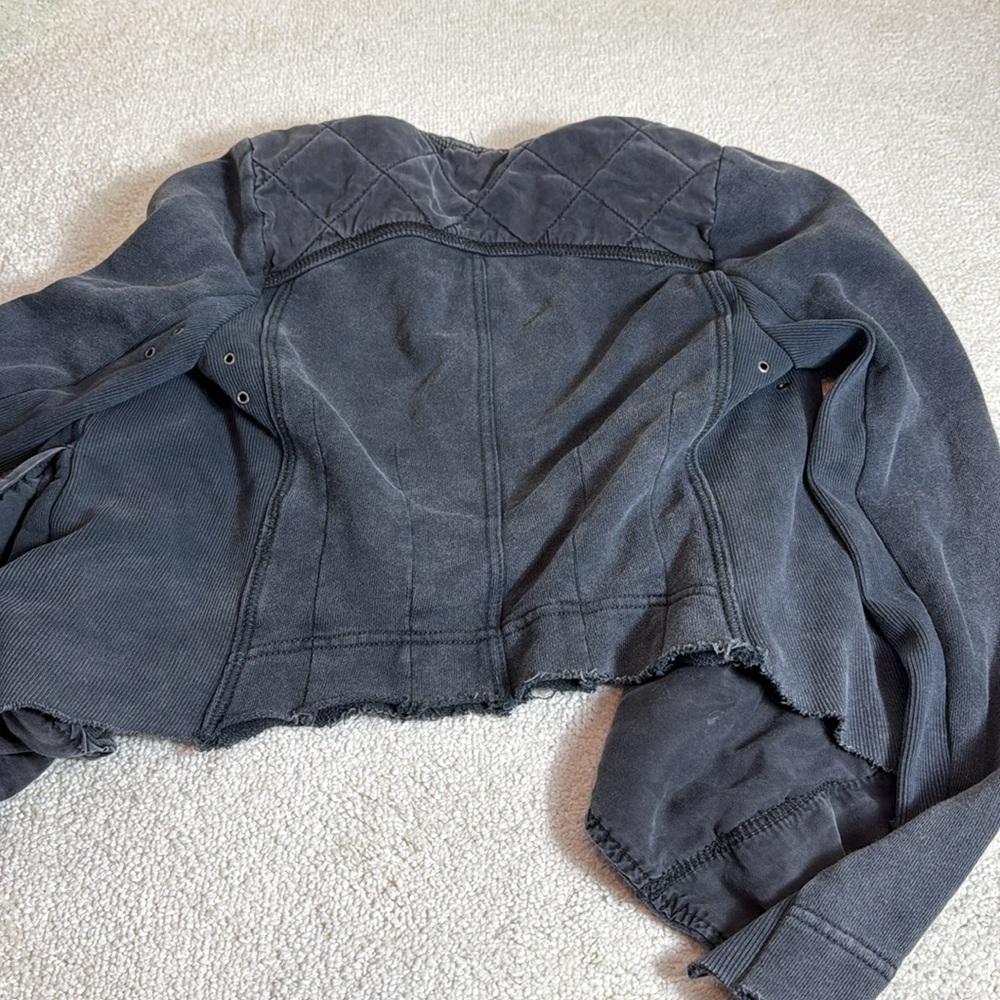 Free People Charcoal Jacket - Picture 8 of 8